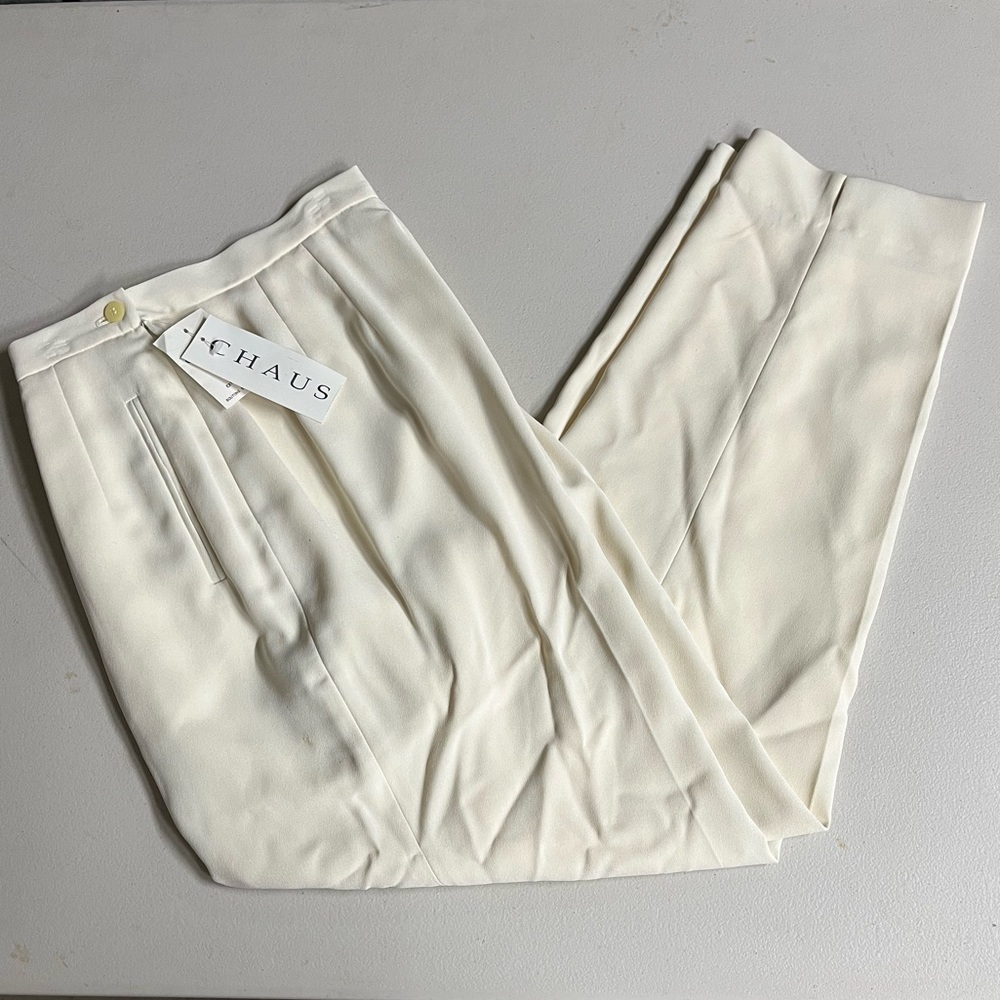 Chaus Lined and Pleated Dress Pants
